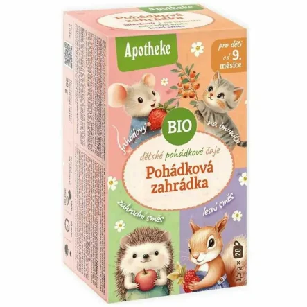 Herbatka Dla Dzieci Bajkowy Ogród (Mix 4 Smaków) Bio 30 g (20x 1,5 g) - Apotheke