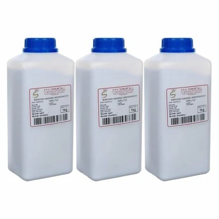 Zestaw 3 x Sól Epsom Siarczan Magnezu Siedmiowodny Czysty 1 kg Stanlab