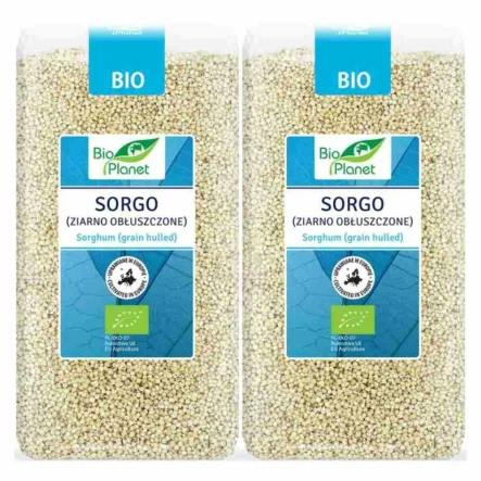 2 x Sorgo Ziarno Obłuszczone Bio 500 G - Bio Planet