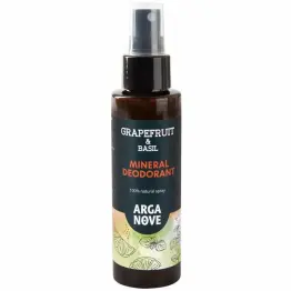 Dezodorant Mineralny Ałunowy Grapefruit and Bazylia 100 ml - Arganove