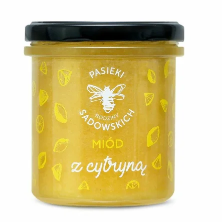 Miód z Cytryną 430 g - Pasieki Sadowskich