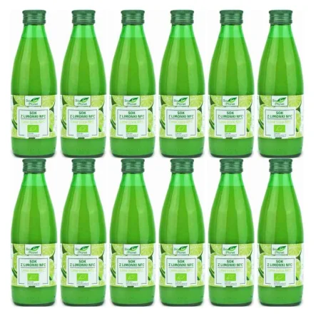 12 x Sok z Limonki Tłoczony NFC Bio 250 ml - Bio Planet