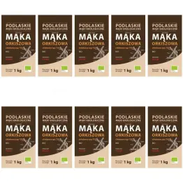 10 x Mąka Orkiszowa Chlebowa Bio 1 kg TYP 750 - BioLife