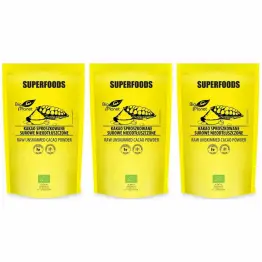 3 x Kakao Sproszkowane Surowe Nieodtłuszczone Bio 150 g - Bio Planet