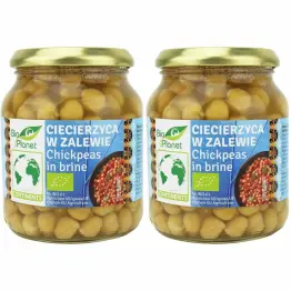 2 x Ciecierzyca w Zalewie w Słoiku Bio 350 g (230 g) - Bio Planet