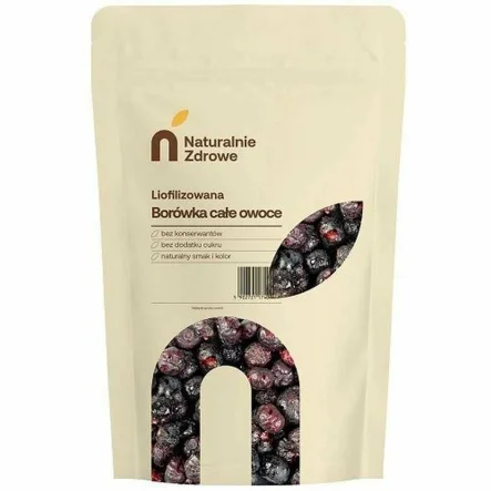 Borówka Liofilizowana Całe Owoce 20 g - Naturalnie Zdrowe