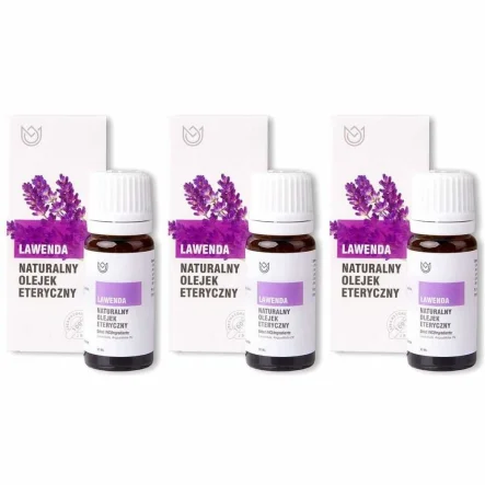 Zestaw 3 x Naturalny Olejek Eteryczny Lawendowy 10 ml - Naturalne Aromaty