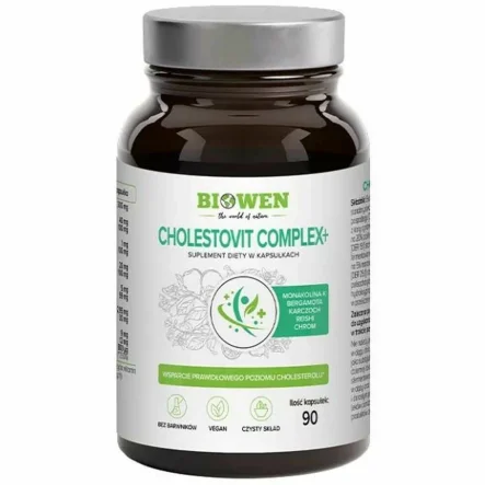 Kapsułki CHOLESTOVIT COMPLEX+ 90 Kapsułek - Biowen