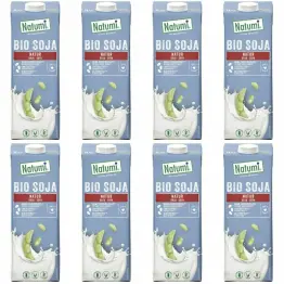 Zestaw 8 x Napój Sojowy Naturalny Bio 1 l UHT - Natumi