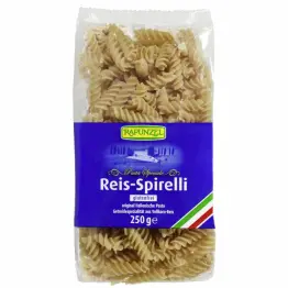 Makaron Ryżowy Razowy Świderki Bezglutenowy Bio 250 g - Rapunzel