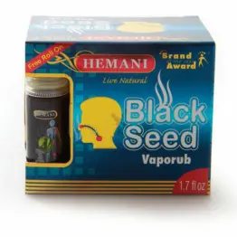 Maść Mentolowa z Czarnuszką+ Olejek Ułatwiający Oddychanie VAPORUB 50 ml +5 ml - Hemani