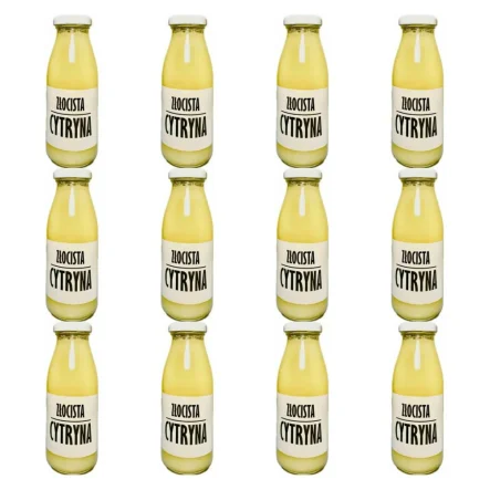 12 x Sok z Cytryny Złocista Cytryna 250 ml - Sadvit