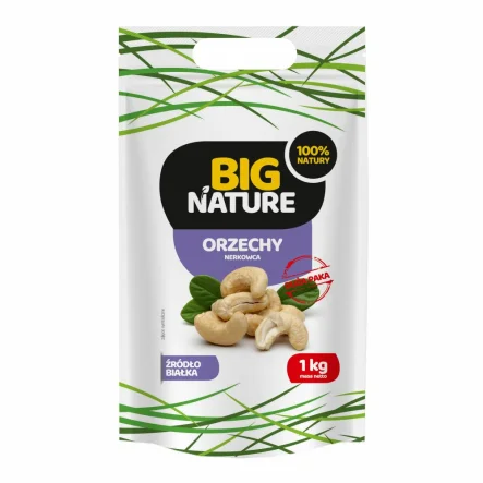 Orzechy Nerkowca Połówki 1 kg - Big Nature