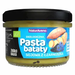 Pasta Sojowa Bataty z Czarnuszką Bio 185 g - NaturAvena