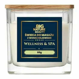 Świeca Sojowa do Masażu WELLNESS and  SPA 80 g - Big Nature