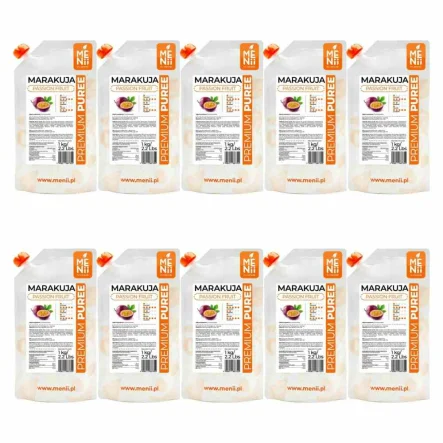 10 x Puree Marakuja Premium Pulpa 1 kg Menii