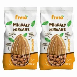 1 kg Migdały Całe Flowpack 2 x 500 g - Fivio