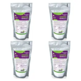 Zestaw 4 x Stevia w Kryształkach 1:1 200 g - Natusweet