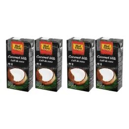 Zestaw 4 x Mleko Kokosowe UHT 85% Ekstrakt Kokosa 1L  RealThai