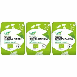 3 x Tapioka (Skrobia z Manioku) Bezglutenowa Bio 800 g - Bio Planet