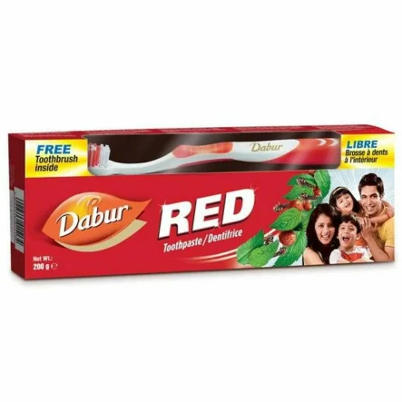 Pasta do Zębów RED  200g+ Szczoteczka do Zębów - Dabur