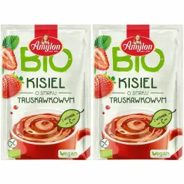 2 x Kisiel o Smaku Truskawkowym Bezglutenowy BIO 30 g - Amylon