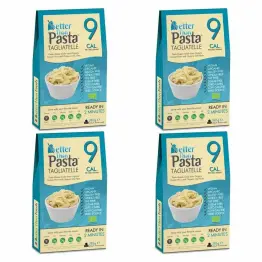 Zestaw 4 x Makaron Konjac Tagliatelle Bezglutenowy Bio 385 g Better Than Foods