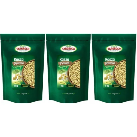 3 x Kasza Gryczana Niepalona 1 kg - Targroch