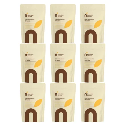 9 x Mieszanka Chlebowa CHLEB DRWALA PEŁNOZIARNISTY 500 g - Naturalnie Zdrowe