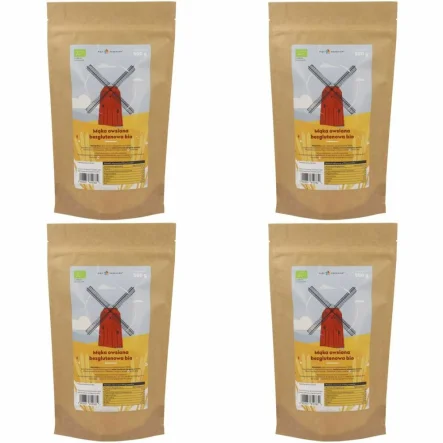 4 x Mąka Owsiana Bezglutenowa Bio 500 g - Simpatiko