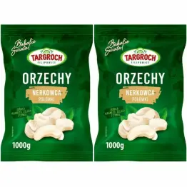 Zestaw 2 x Orzechy Nerkowca Połówki 1 kg - Targroch