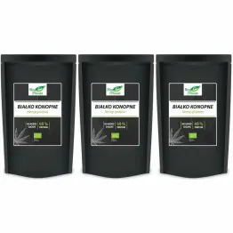 Zestaw 3 x Białko Konopne w Proszku Bio 500 g - Bio Planet
