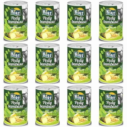 12 x Pędy Bambusa 400 g (200 g) - Kier