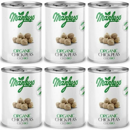 6 x Ciecierzyca w Zalewie Bio 400 g (240 g) - Manfuso