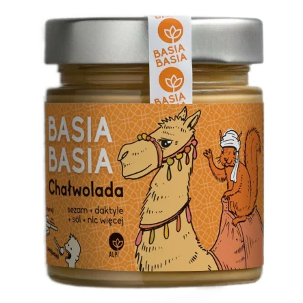 Krem Sezamowo - Daktylowy Chałwolada 210 g - Basia Basia