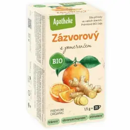 Herbatka Imbir z Pomarańczą Bio 30 g (20x 1,5 g) - Apotheke