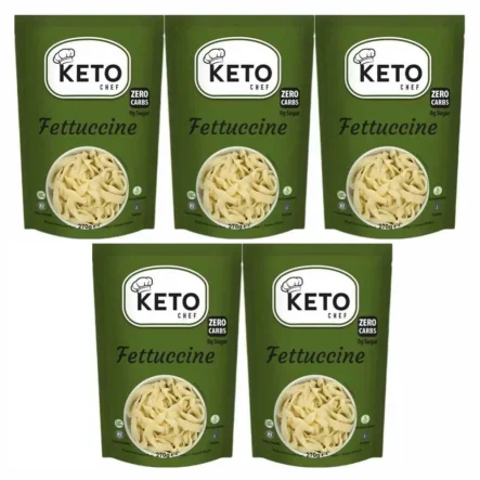 5 x Makaron Konjac Fettuccine Bio 270 (200 g) - Keto Chef