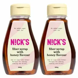 2 x Syrop Błonnikowy o Smaku Miodowym 300 g - Nicks