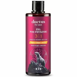 Żel Pod Prysznic 3 w 1 Energetyzujący 300 ml - DUETUS