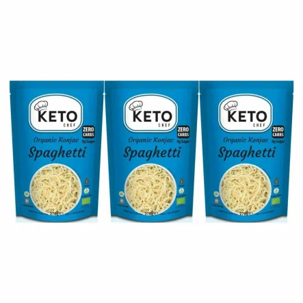 3 x  Makaron Keto (Konjac Typu Noodle Spaghetti) Bio 270 g (200 g) - Keto Chef