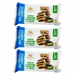 3 x Ciastka z Orzechami Arachidowymi Bez Dodatku Cukru 100 g Bergen Diet