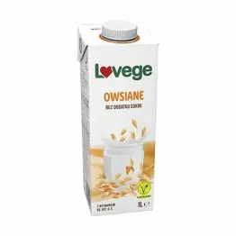 Lovege Napój Owsiany Bez Dodatku Cukru 1 l - Sante