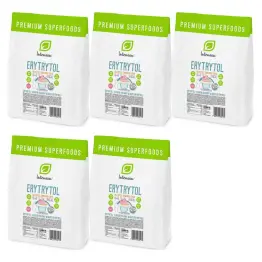 Zestaw 5 x Erytrol 1 kg - Erytrytol- INTENSON