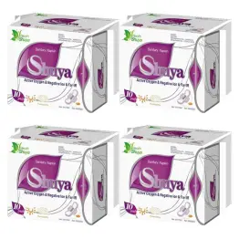 4 x Ultracienkie Podpaski Dzienne 10 sztuk - Shuya Health