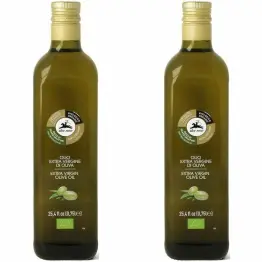 2 x Oliwa Z Oliwek Extra Virgin Bio 750 ml - Alce Nero