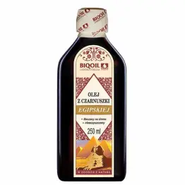 Olej z Czarnuszki Egipskiej Nierafinowany Tłoczony na Zimno 250 ml - Biooil
