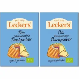 Zestaw 2 x Proszek do Pieczenia Bio 21 g - Leckers