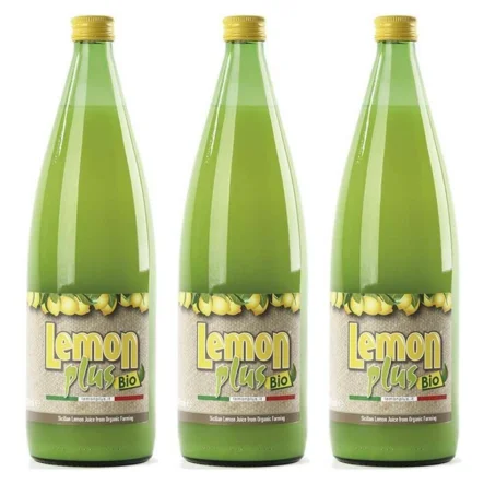 3 x Sok Cytrynowy z Cytryn Ekologicznych Bio 1 l - Eurofood