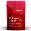 Collagen Candy TRUSKAWKA (Kolagen+ Witamina C+ Kwas Hialuronowy) 60 Pastylek - Intenson