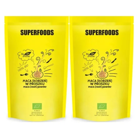 2 x Maca Duże Opakowanie Korzeń w Proszku Bio 750 g - Bio Planet